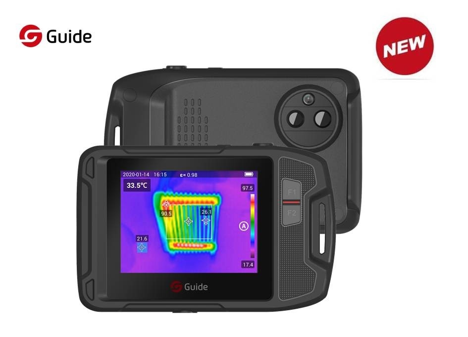 Macchina fotografica infrarossa da tasca di registrazione di immagini termiche del touch screen IP54